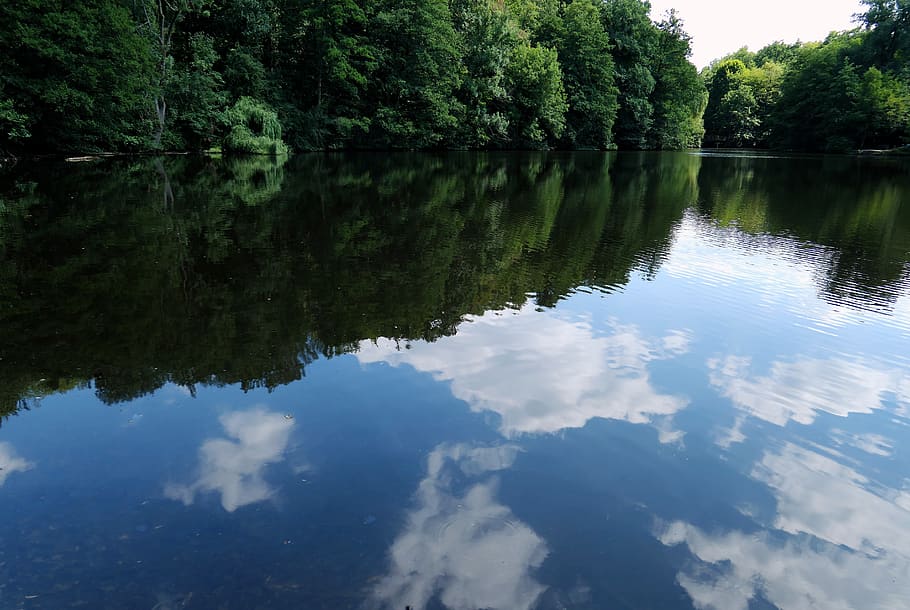 lake, mirroring, waters, reflection, nature, mood, landscape HD wallpaper