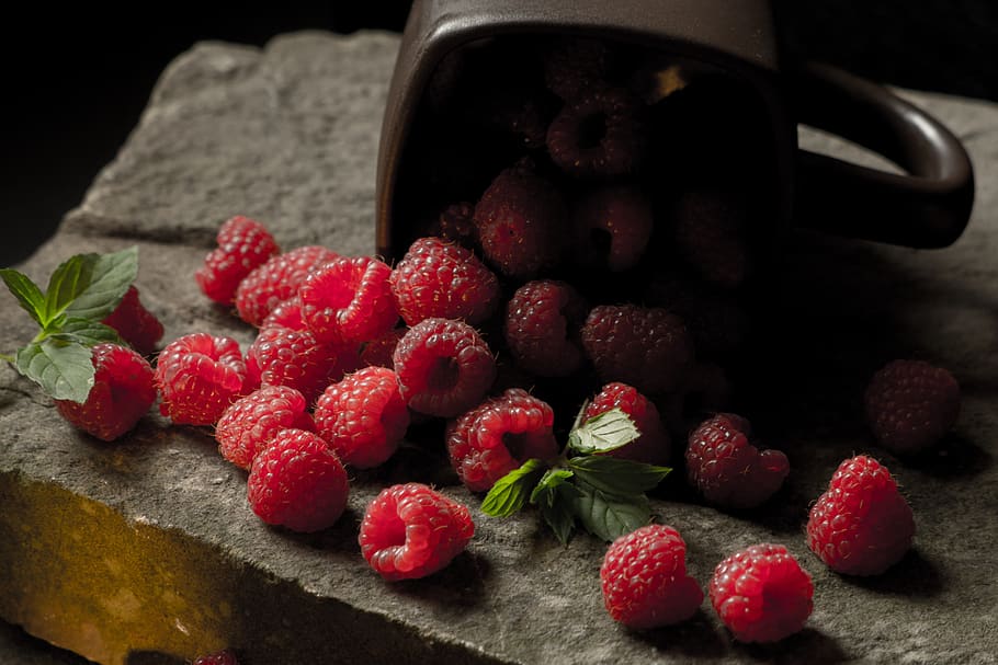 eating, fruit, dessert, appetizer, healthy, malina, tasty, juicy HD wallpaper