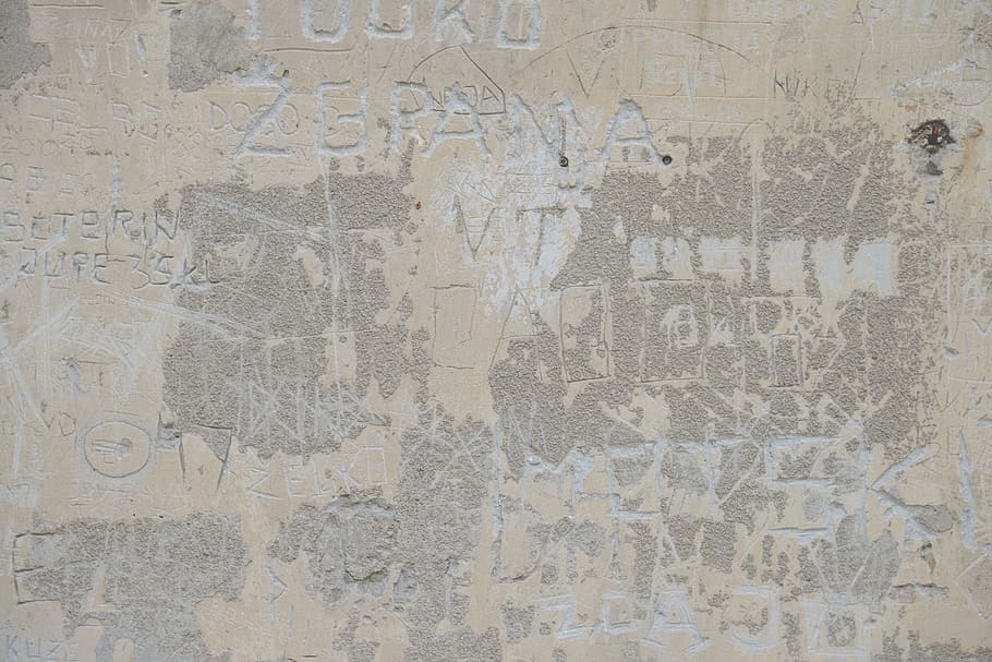 wall, patina, script, writing, scraped, scratch, letter, plastering HD wallpaper