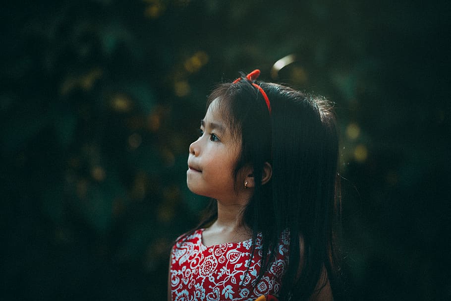 headshot, portrait, one person, child, childhood, offspring HD wallpaper