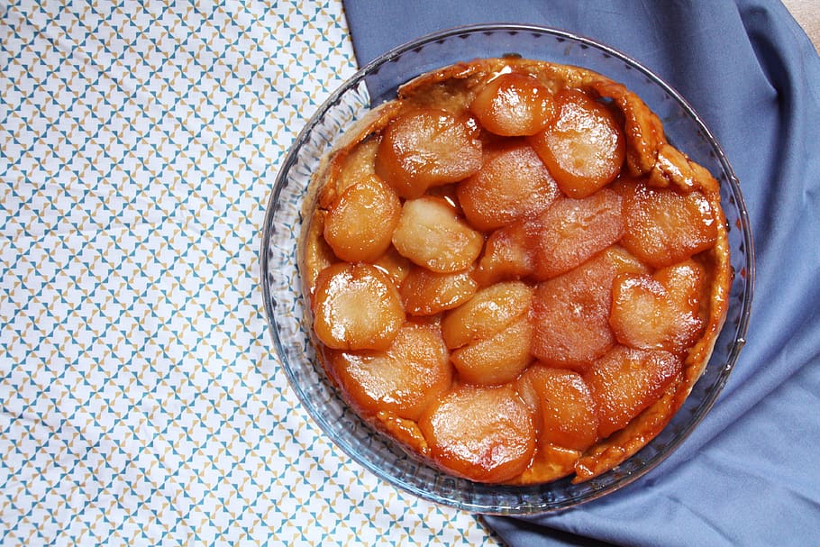pie, tatin, dessert, gluttony, pastry, tart, taste, delight HD wallpaper