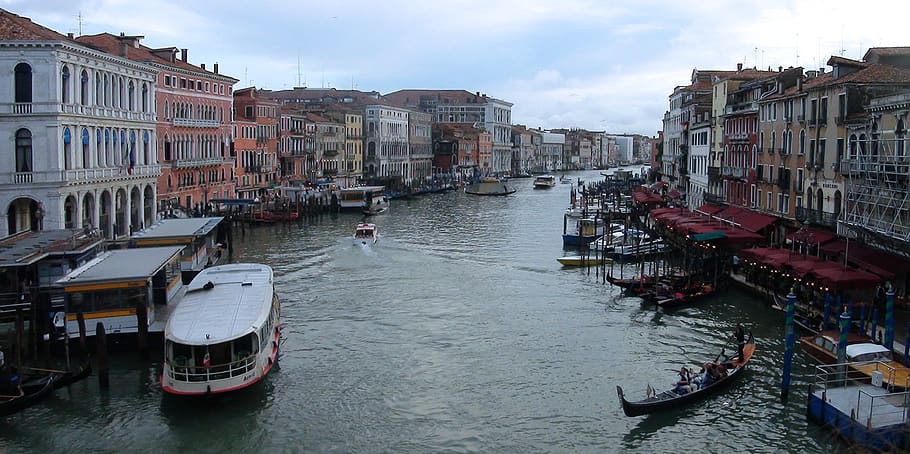 italy, venice, nautical vessel, water, transportation, mode of transportation HD wallpaper
