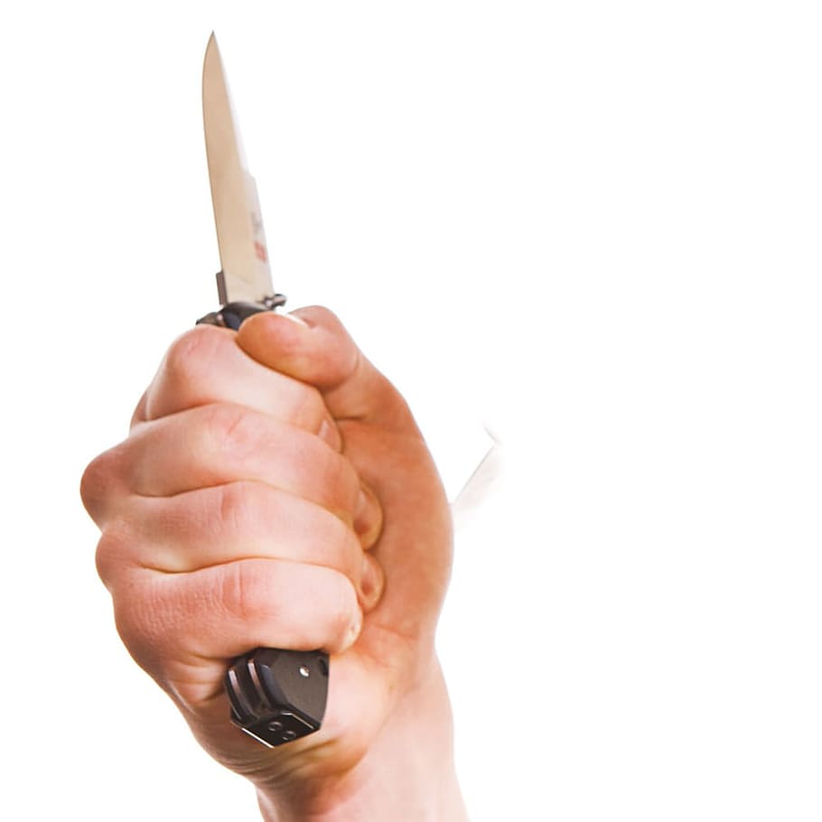 hand, isolated, killer, knife, male, man, martial, protection HD wallpaper