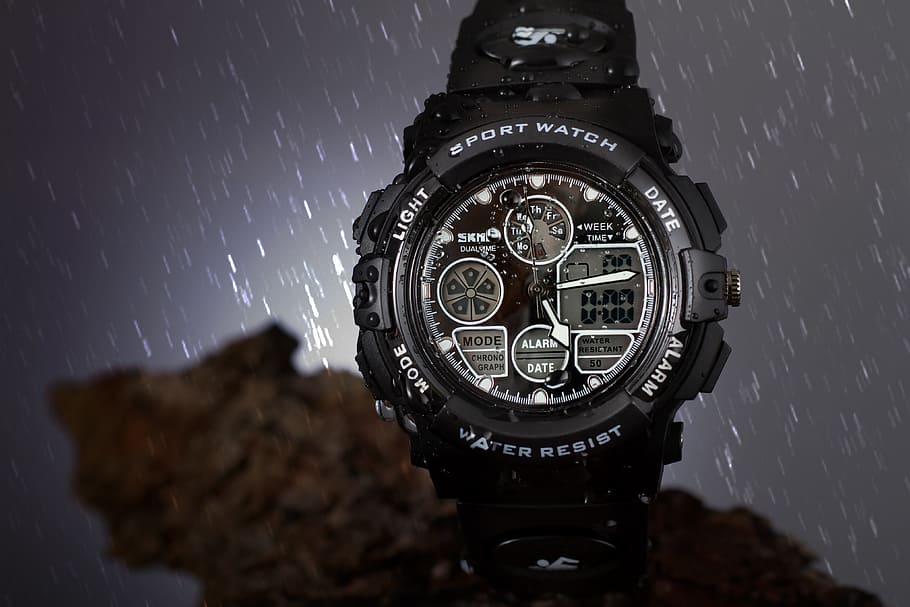 clock, time, rain, waterproof, time of, hours, clock face, movement HD wallpaper