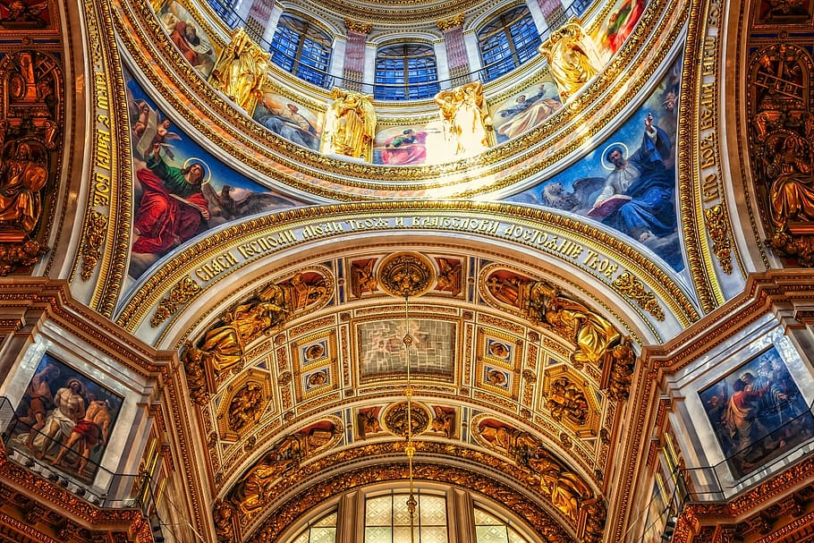 st petersburg, isaac kathedrahle, world heritage, russia, dome