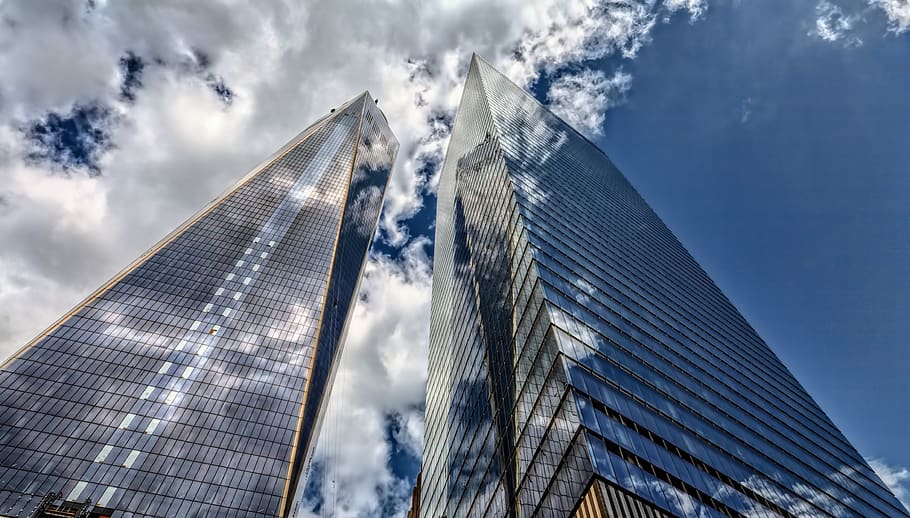 skyscraper, architecture, city, new york, building, america, HD wallpaper