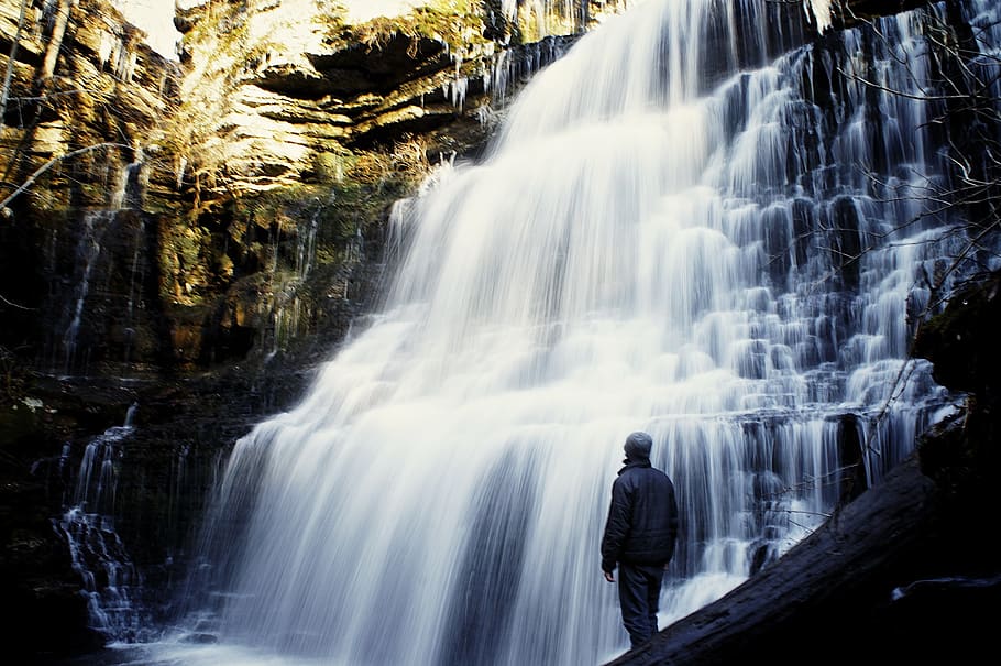 waterall, waterfall, scenics - nature, motion, long exposure HD wallpaper