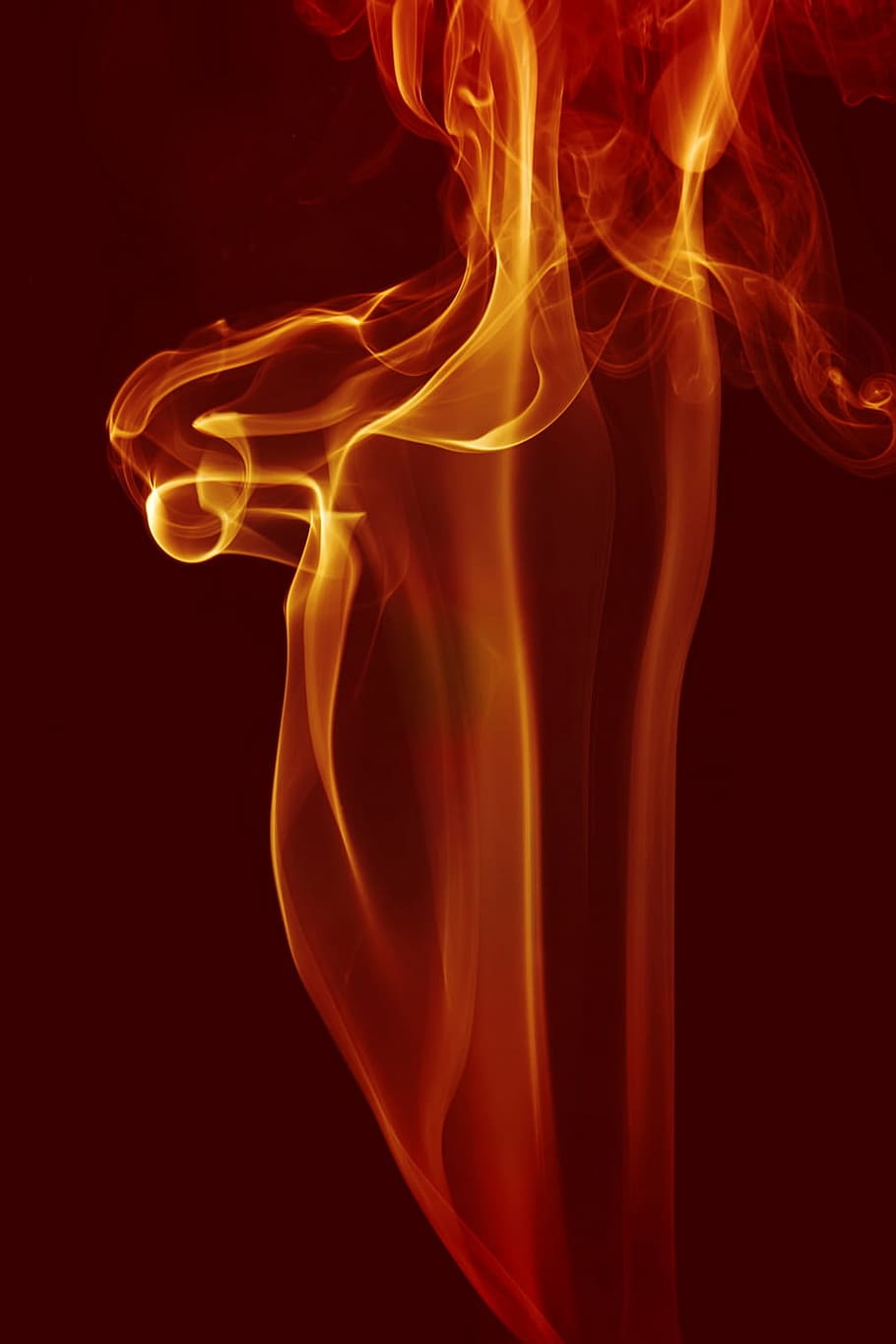 background, smoke, isolated, black, smooth, shape, abstract HD wallpaper