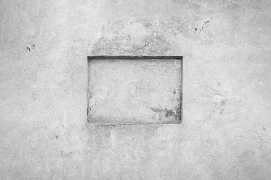 gray concrete surface, wall, rectangle, shape, grey, building, HD wallpaper