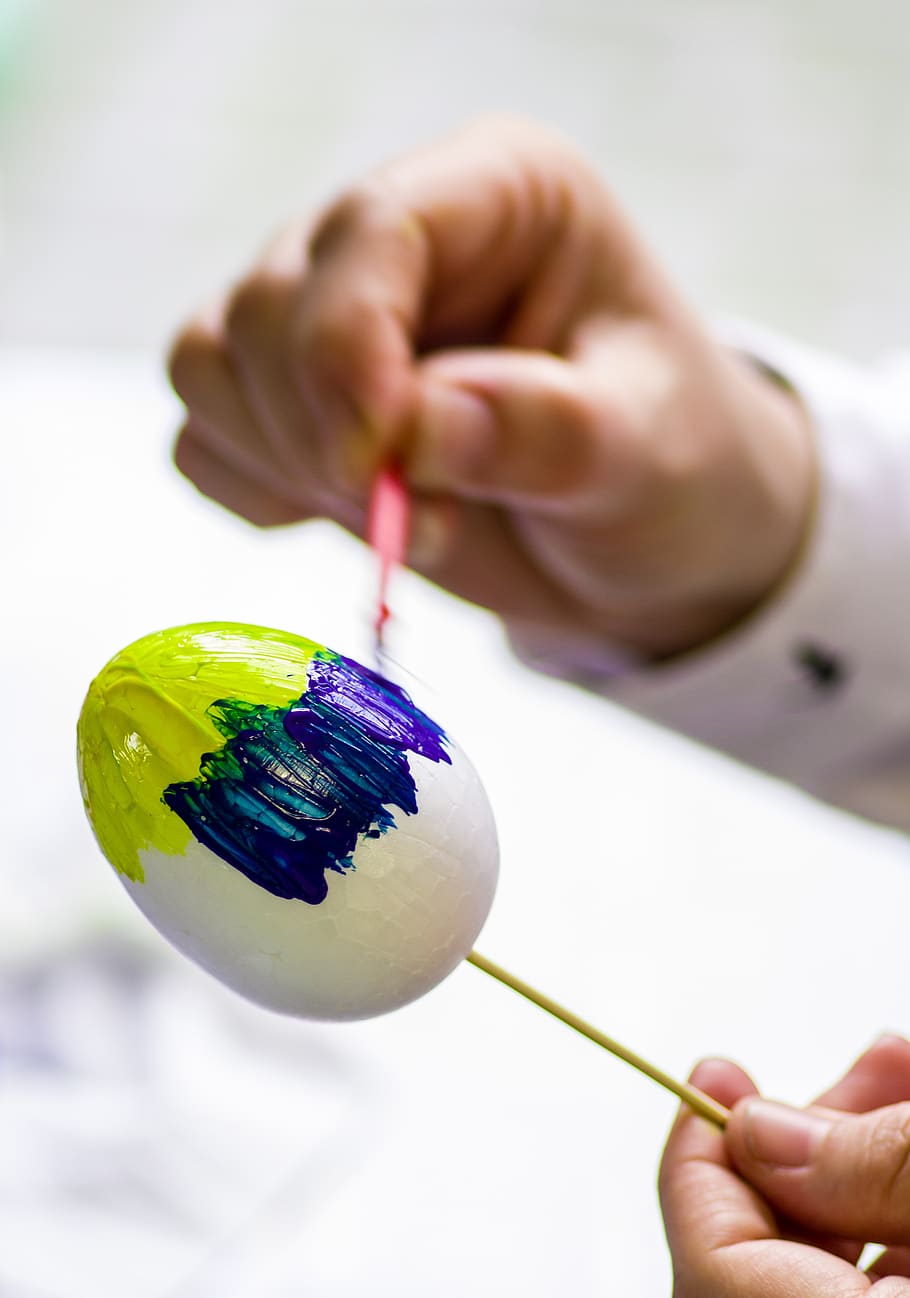 easter easter eggs, painting eggs, coloring book, kroszonka HD wallpaper