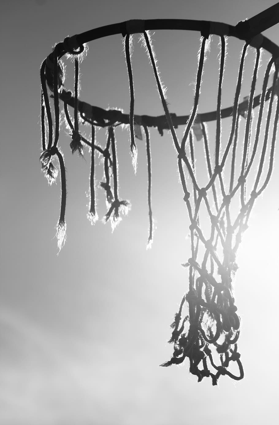 wrecked basketball net, nature, ice, outdoors, snow, winter, icicle HD wallpaper
