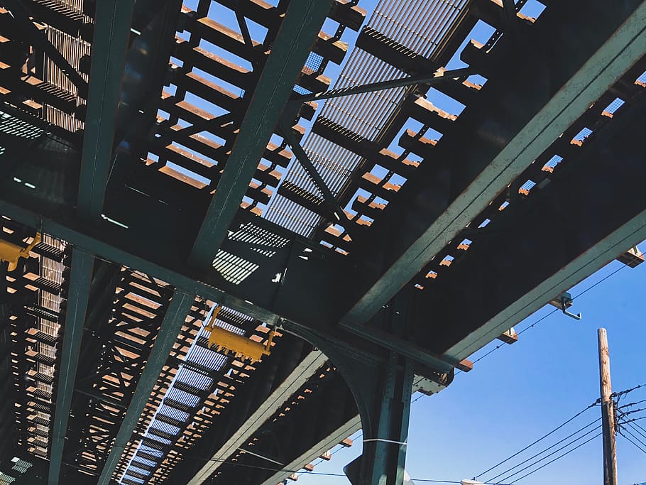 geometric, pattern, architecture, subway, elevated, built structure HD wallpaper