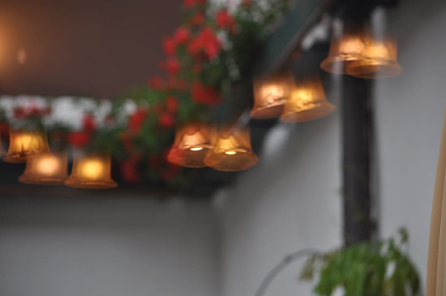 austria, reflection, lights, bells, illuminated, celebration HD wallpaper