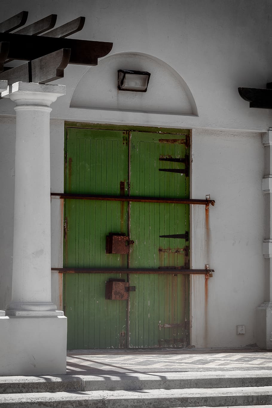 door, building, architecture, window, pillar, column, handrail HD wallpaper
