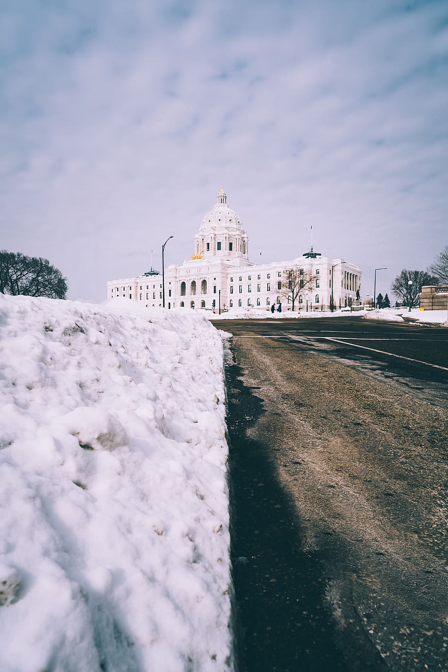 White Dome, architecture, building, cold, daylight, frost, frozen HD wallpaper