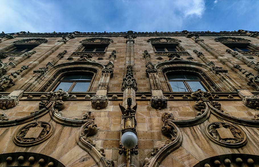 architecture, day, forms, city, old, historically, tower, facade HD wallpaper
