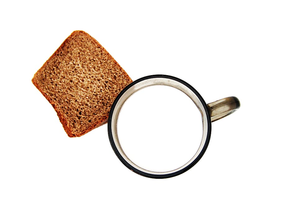 bread, breakfast, cup, eating, food, health, healthy, isolated HD wallpaper