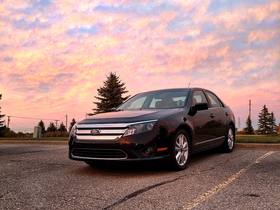 car, ford, landscape, sky, transportation, mode of transportation HD wallpaper