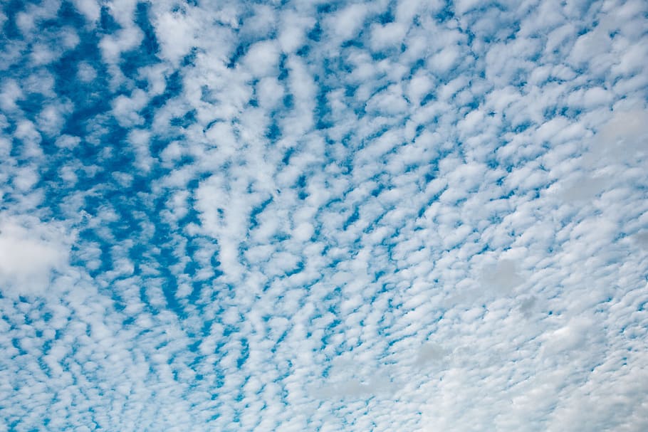 The vast blue sky and clouds sky, day, abstract, fluffy, air HD wallpaper