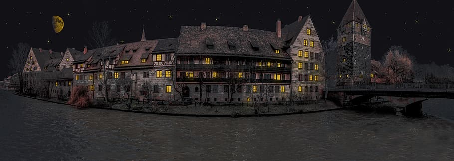 nuremberg, construction, architecture, house, keep, urban, design HD wallpaper