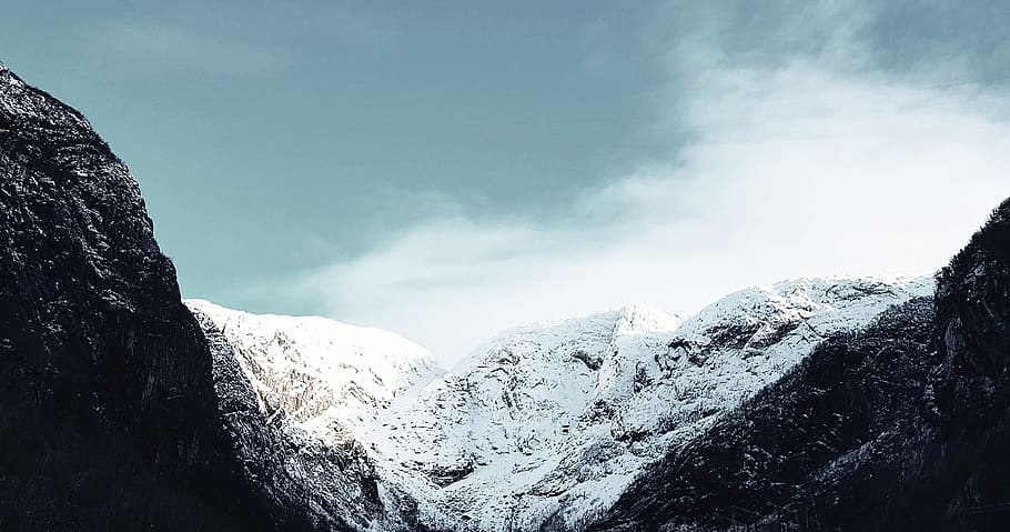 white snowcape mountain, beauty in nature, scenics - nature, sky HD wallpaper