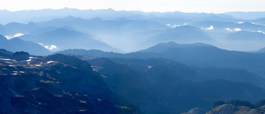 cascade range, mountains, mountain range, scenics - nature HD wallpaper