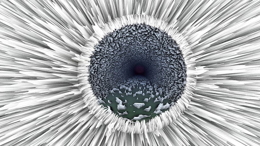 digital art, 3d modeling, abstract art, close-up, full frame HD wallpaper