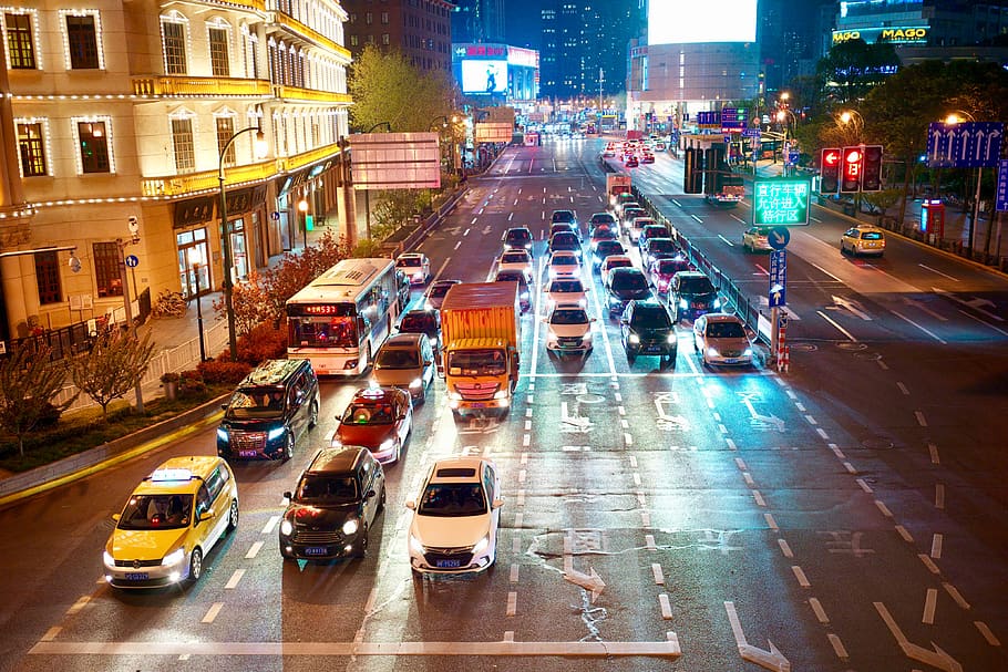 transportation, mode of transportation, city, car, street, motor vehicle HD wallpaper