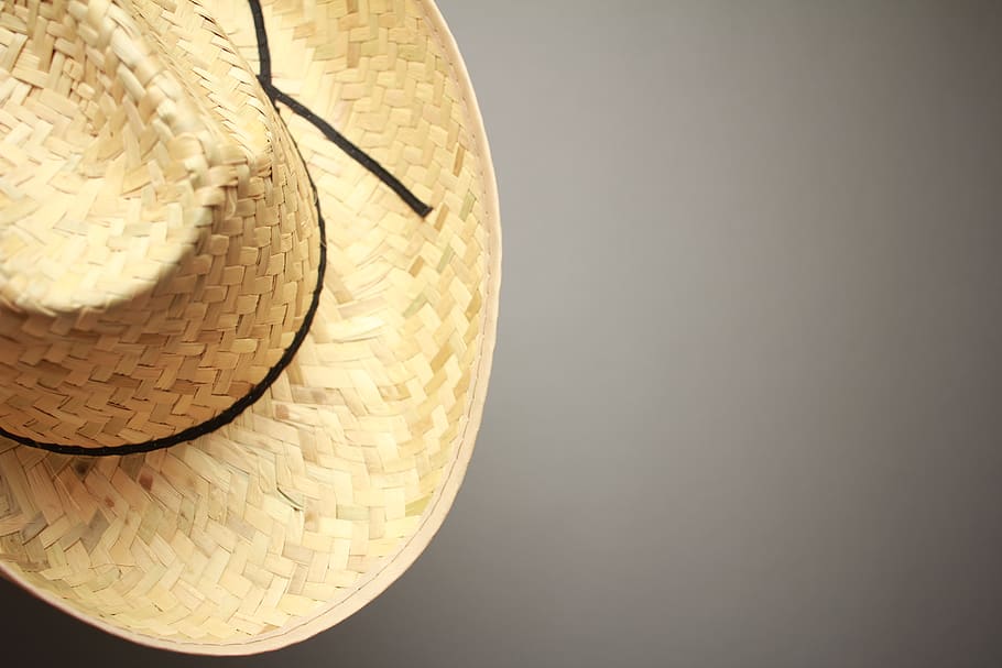 cowboy, cowboy hat, copy space, studio shot, indoors, no people HD wallpaper