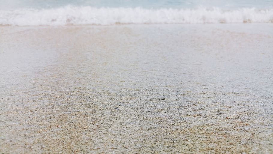 playa, beach, olas, rock, water, land, sand, tranquility, sea HD wallpaper