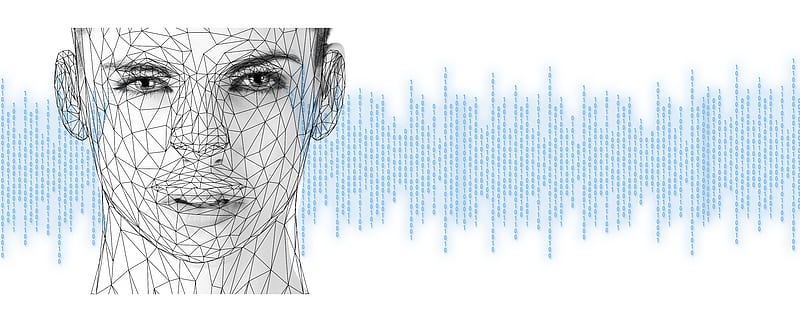 integration, face, binary, code, digitization, human, technology HD wallpaper