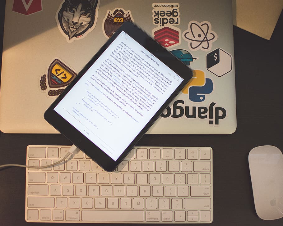 technology, mac, macbook, programming, ipad, desktop, office HD wallpaper