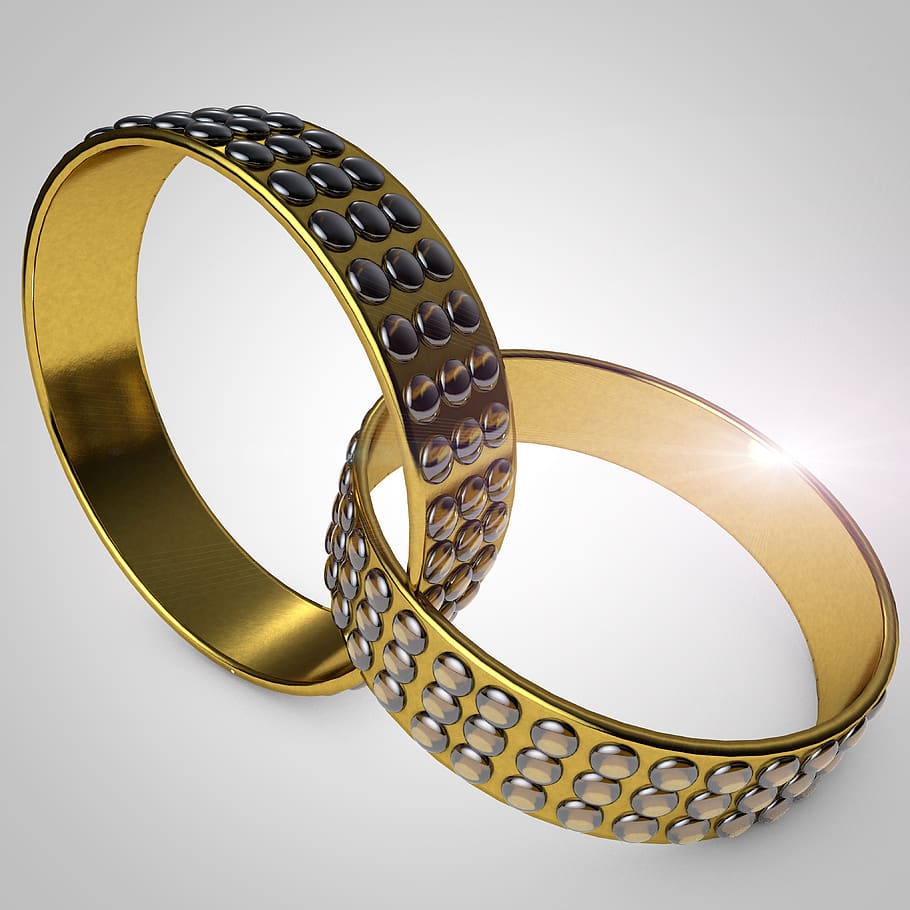 rings, gold, wedding, before, love, romance, wedding rings, HD wallpaper