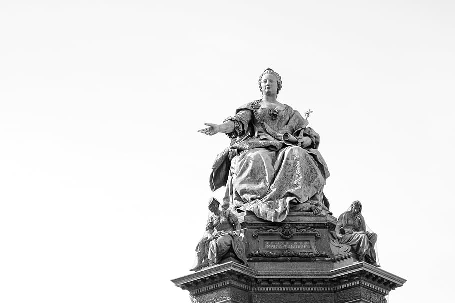 woman statue, monument, human, person, art, sculpture, vienna HD wallpaper