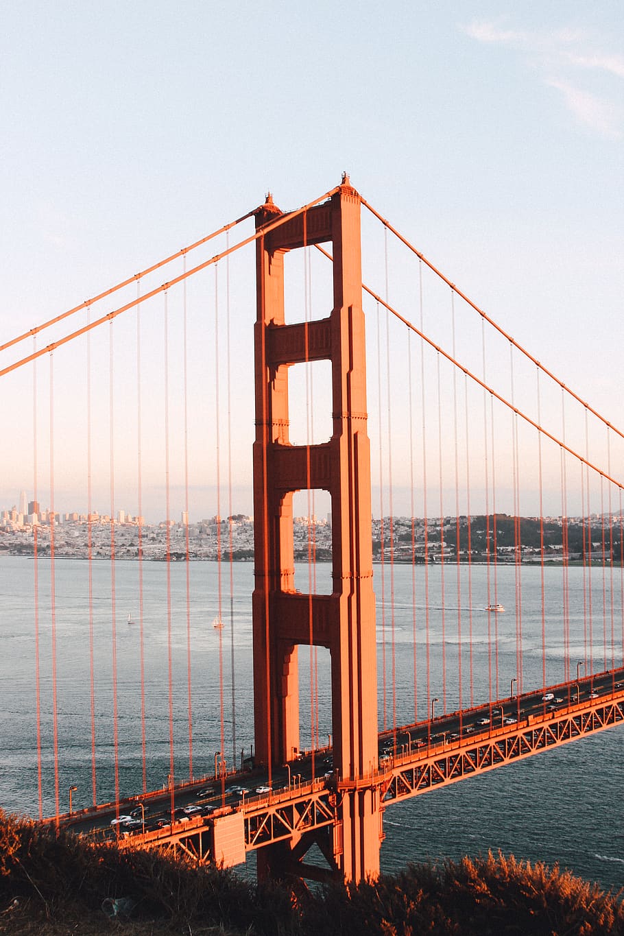 Golden Gate Bridge during daytime, sky, built structure, architecture HD wallpaper