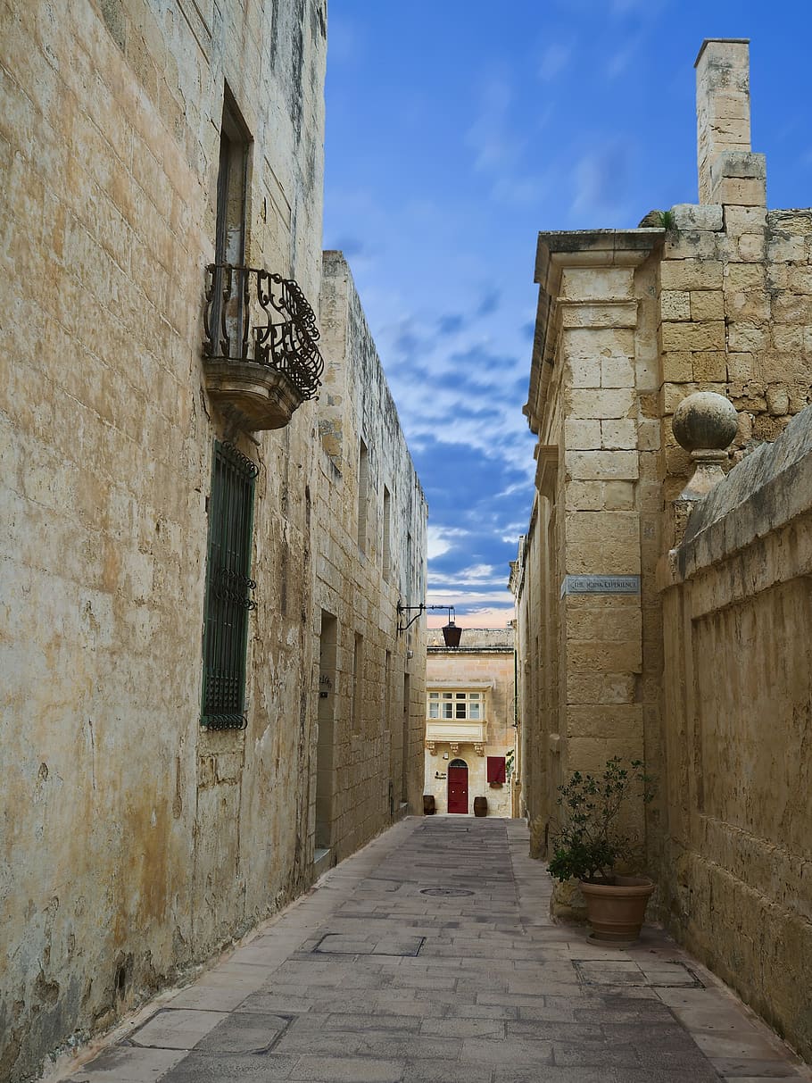 malta, mdina, unesco, maltese islands, balcony, quaint, limestone, HD wallpaper