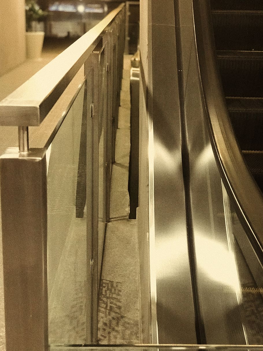 stairs, no people, indoors, staircase, railing, steps and staircases HD wallpaper