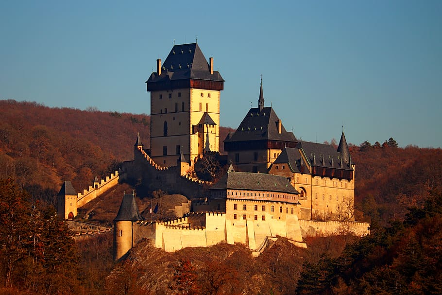 castle, gothic, architecture, history, czech republic, built structure HD wallpaper