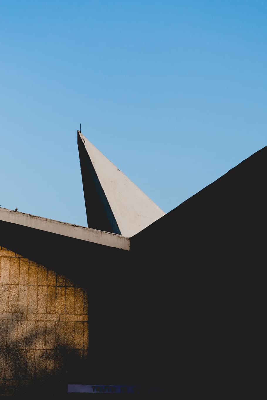 shadows, abstract, architecture, sky, clear sky, built structure HD wallpaper
