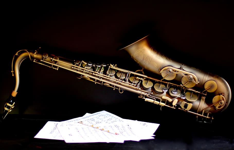 spain, catalunya, music, saxophone, musician, black, musical instrument, HD wallpaper