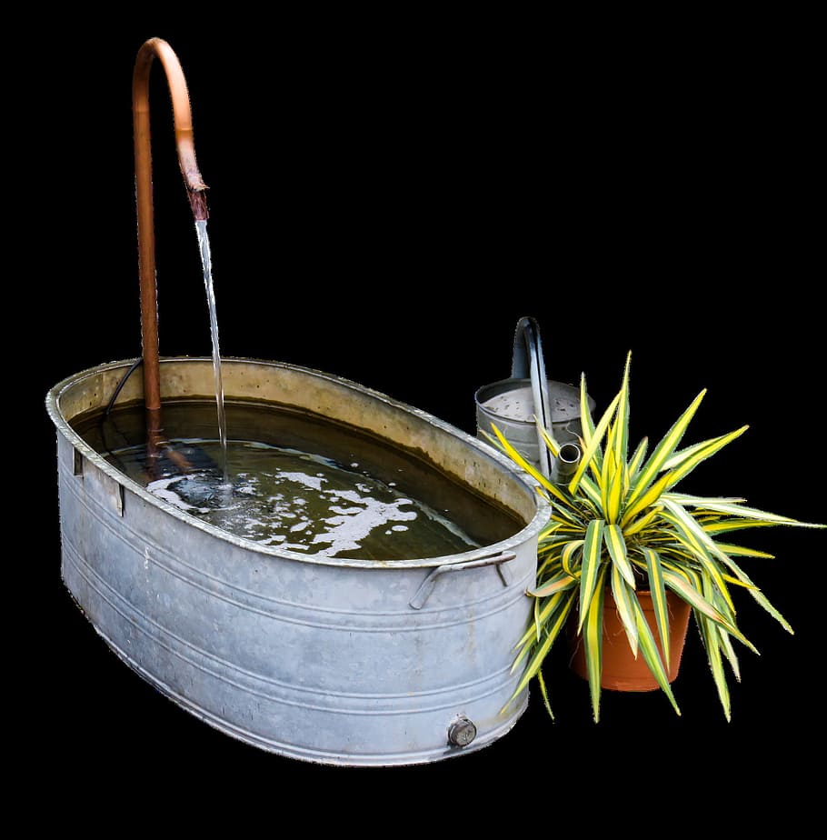 can, watering, object, metal, garden, studio shot, plant, indoors HD wallpaper