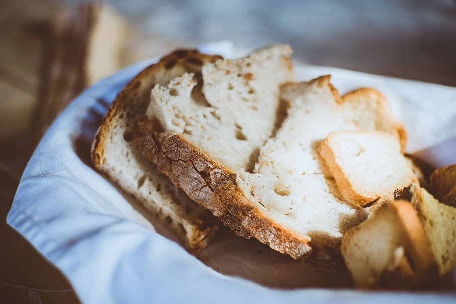 Close-up of Bread, bakery, baking, delicious, food, homemade HD wallpaper