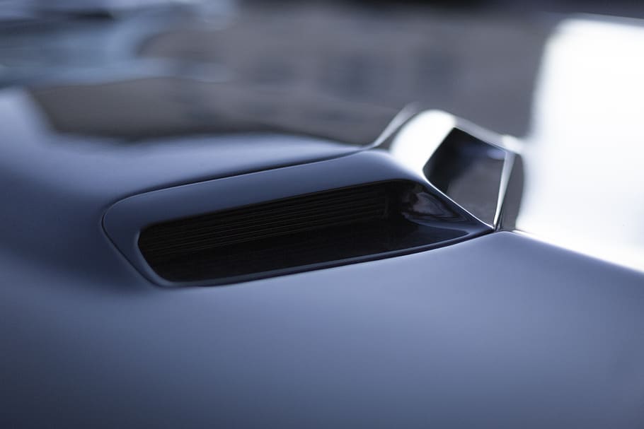 HD wallpaper: black vehicle hood scoop, motor vehicle, car, mode of transpo...