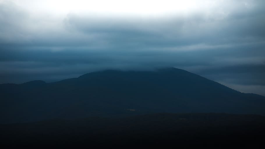 hills, mountains, clouds, sky, scenics - nature, cloud - sky HD wallpaper