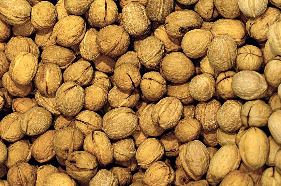 bunch of nuts, full frame, food, backgrounds, large group of objects HD wallpaper