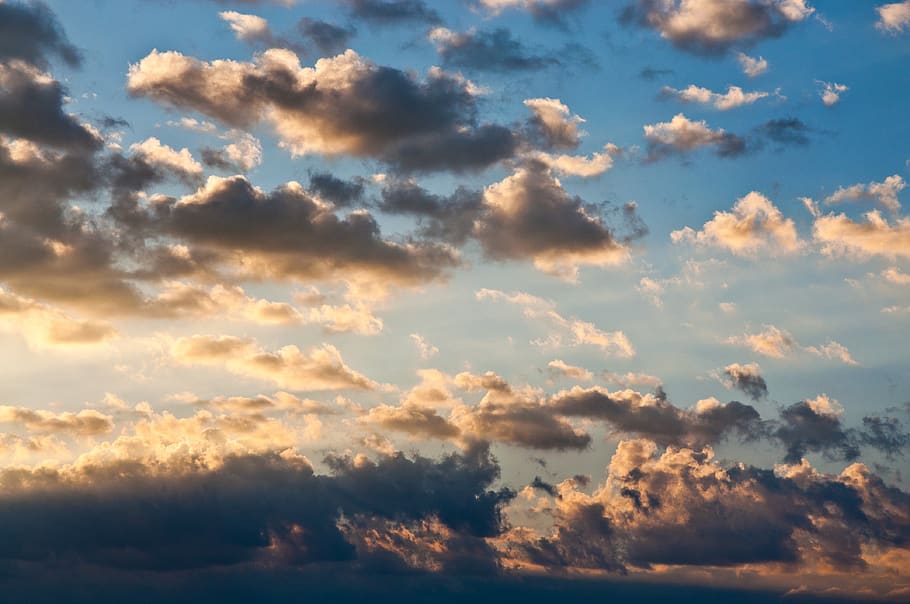 clouds, sky, colorful, mood, nature, cloud - sky, beauty in nature HD wallpaper