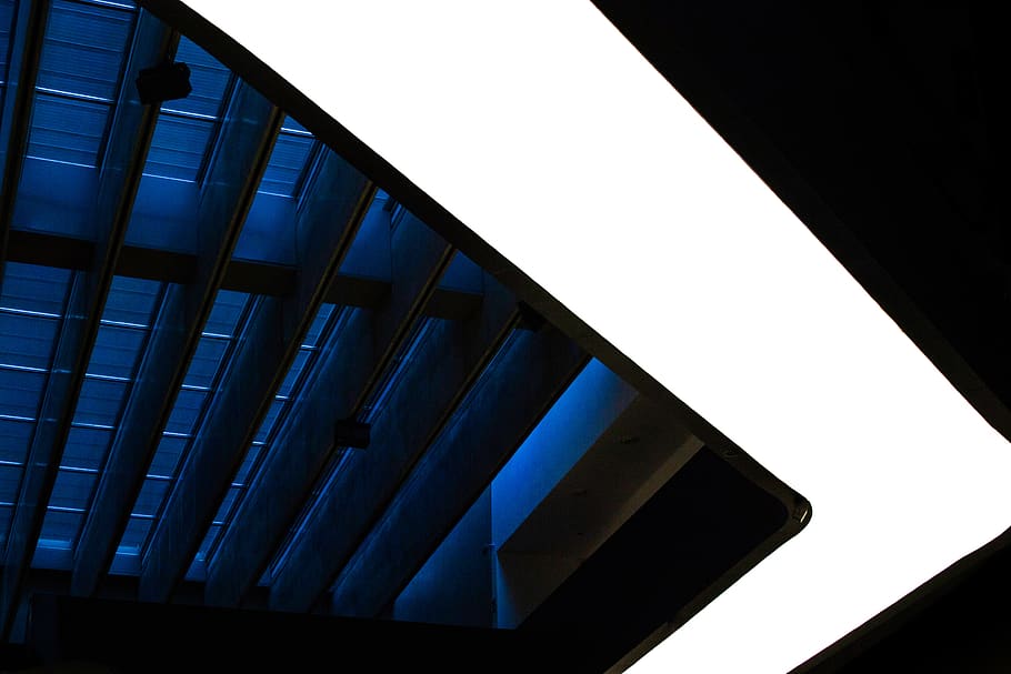 turned on white light, building, architecture, window, skylight HD wallpaper