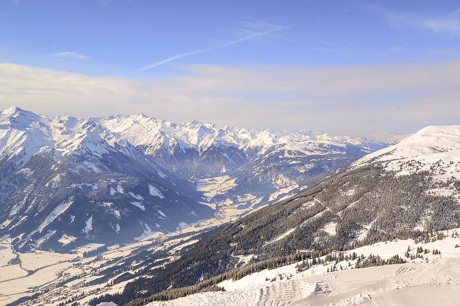snow, mountain, winter, mountain peak, nature, landscape, glacier HD wallpaper