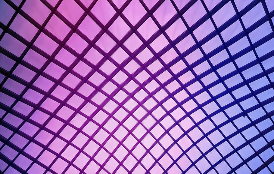 black and purple mesh illustration, architectural, pattern, textured surface HD wallpaper