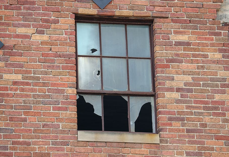 broken, glass, destroyed, window, discs, built structure, architecture HD wallpaper